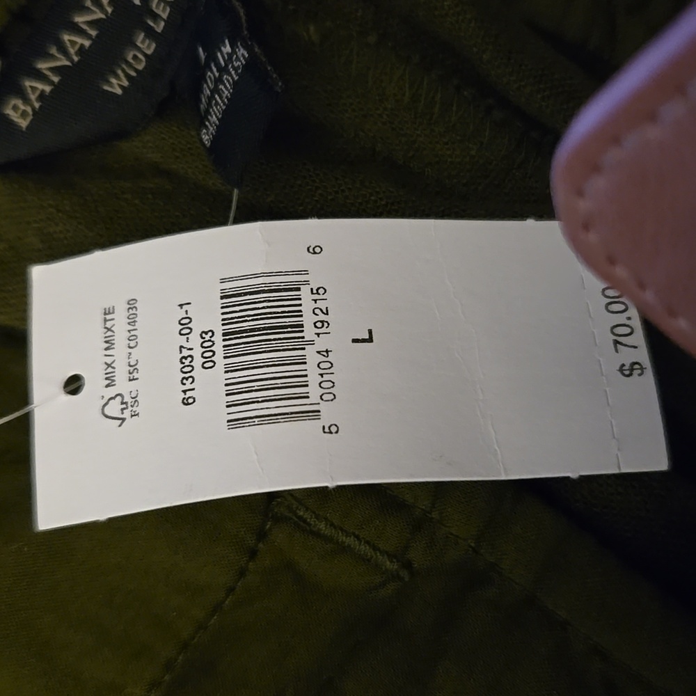 NWT Banana Republic Capri Wide leg 346 - Picture 6 of 7